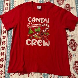 Candy Cane Crew kids tshirt